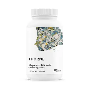 Thorne Magnesium Glycinate Chelated for High Absorption Dietary Supplement 90 Capsules