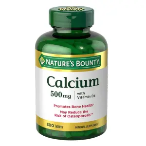 Nature’s Bounty Calcium Plus Vitamin D3 500 Mg, 300 Tablets